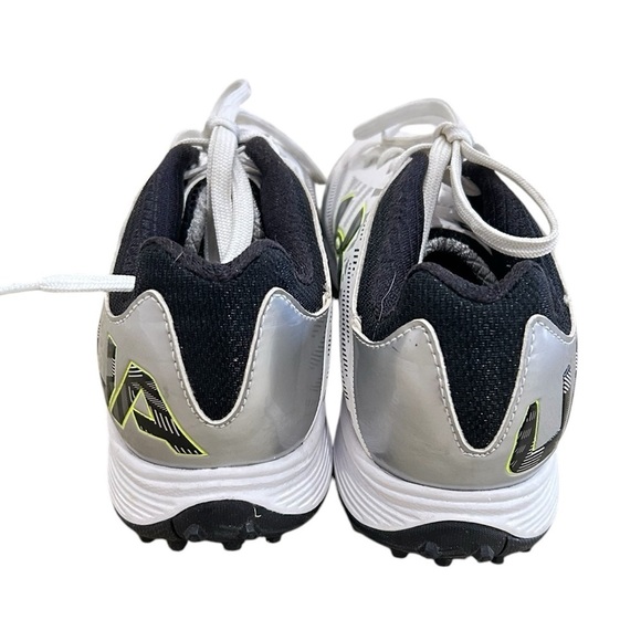 Under Armour lace up white/neon/silver athletic sneaker size 8 - Picture 8 of 10